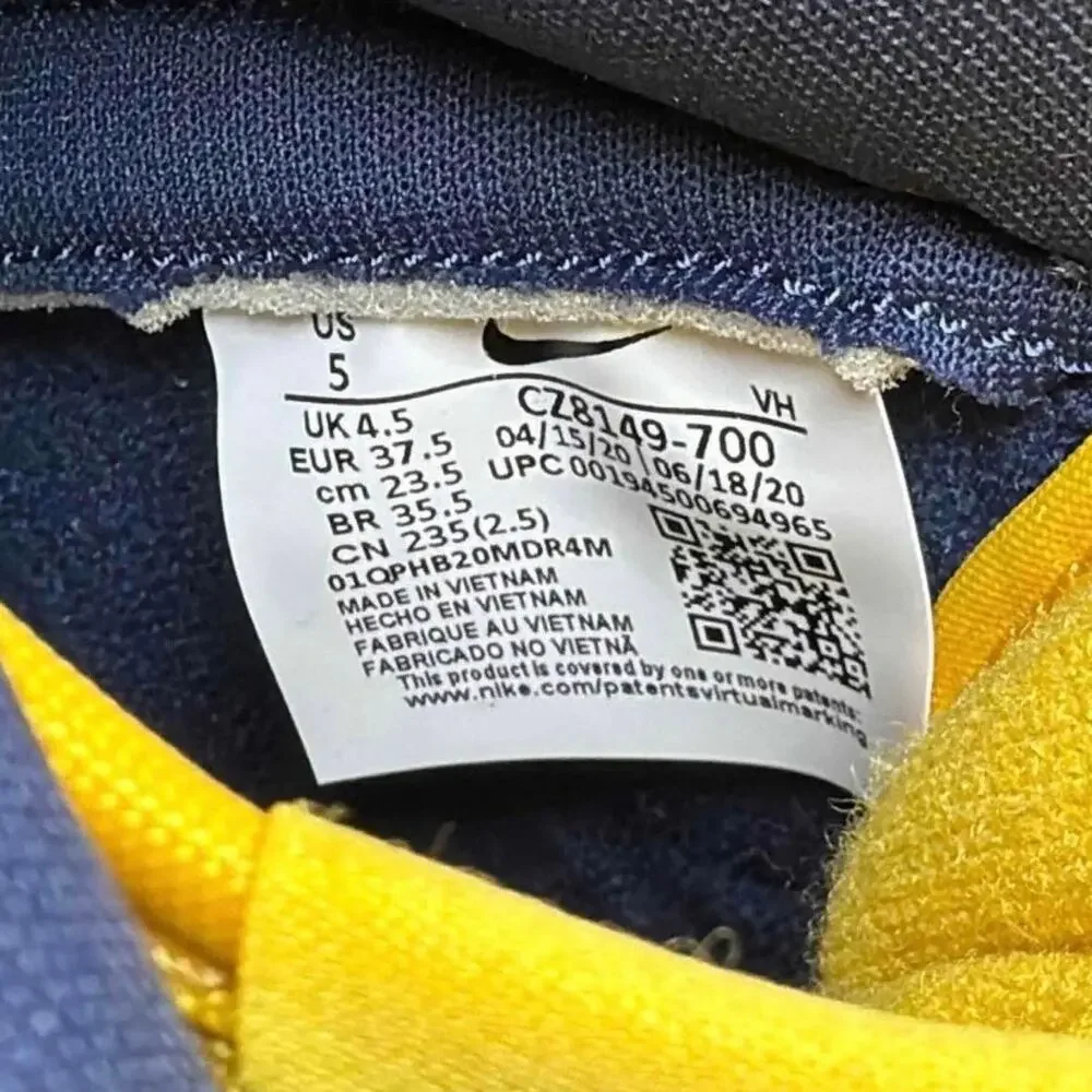 Nike Dunk High SP “Michigan” (2020) – CZ8149-700 | 5Y/6.5W